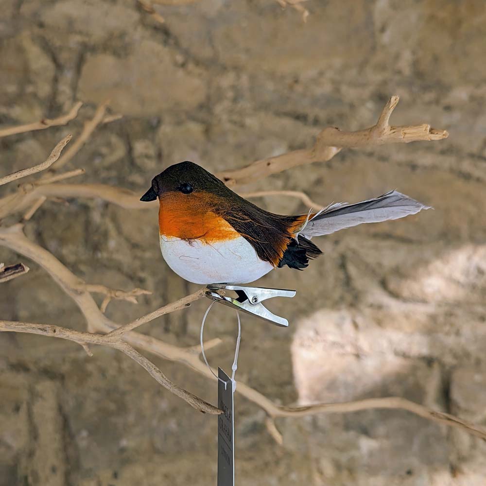Feather Robin On Clip