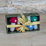 Load image into Gallery viewer, Set of 5 Felt Mushroom Decorations,
