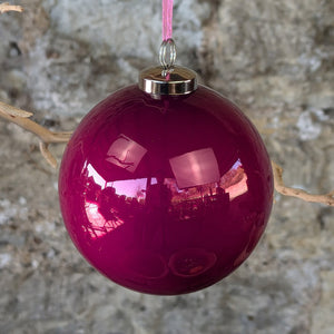 Large Fuchsia Pearl Bauble