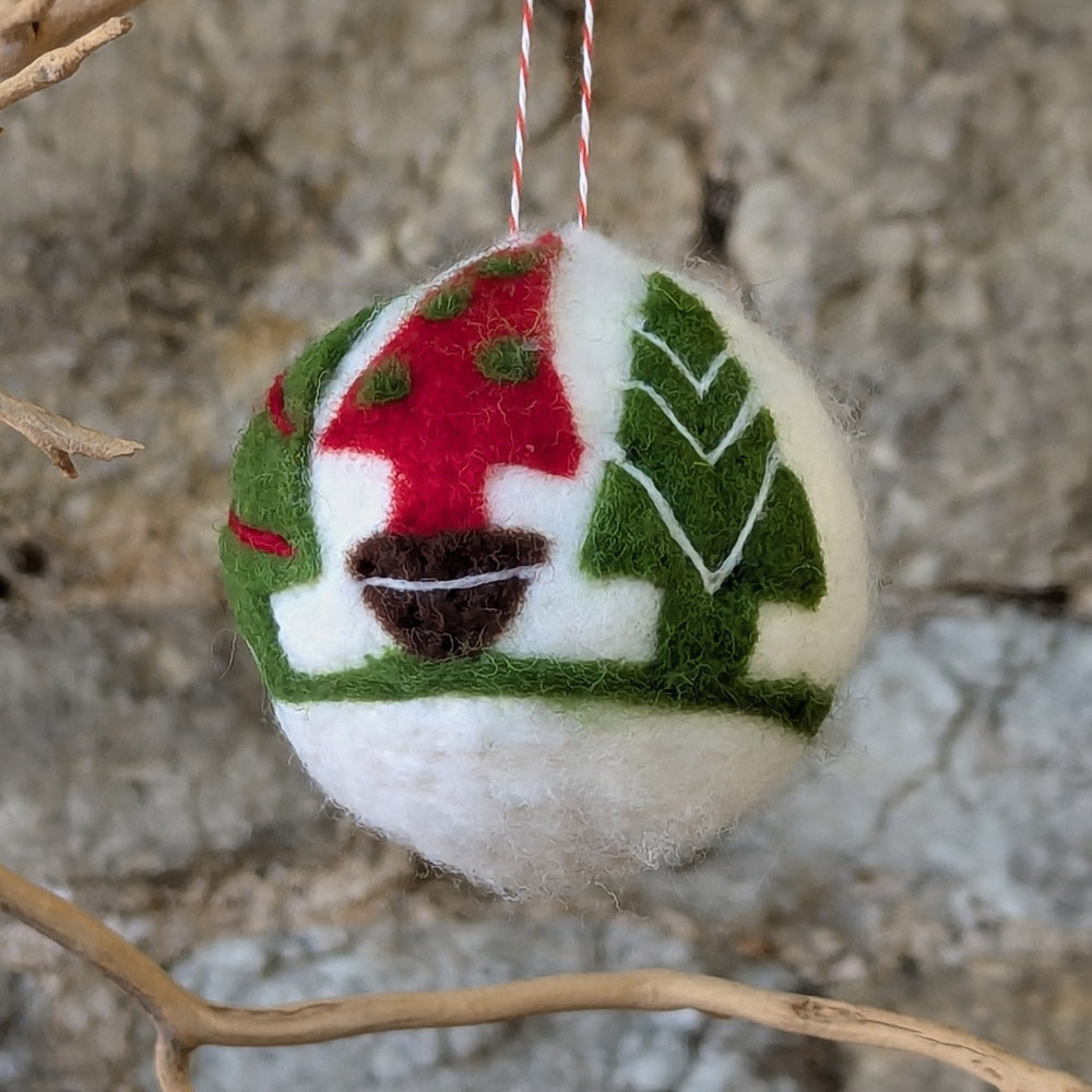 Felt Xmas Trees Bauble