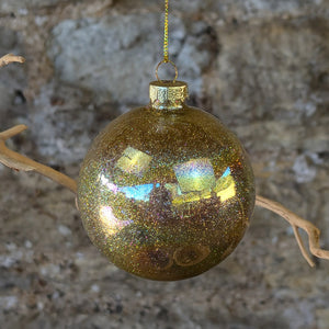 Gold Lustre Glass Ball