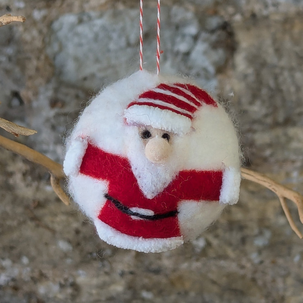 Felt Santa Bauble