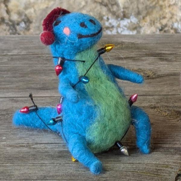 Felt Dinosaur Figure