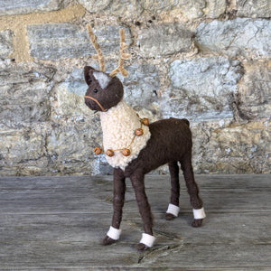 Felt Reindeer with Bells