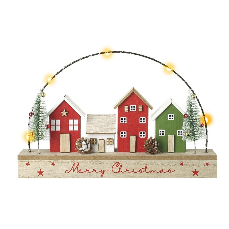 Merry Christmas Light up Street Scene